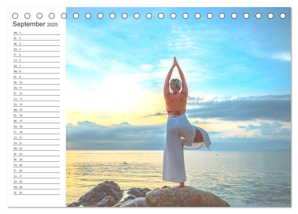 Bild: 9783435025220 | Yoga-Übungen. Geschmeidig werden und bleiben! (Tischkalender 2025...