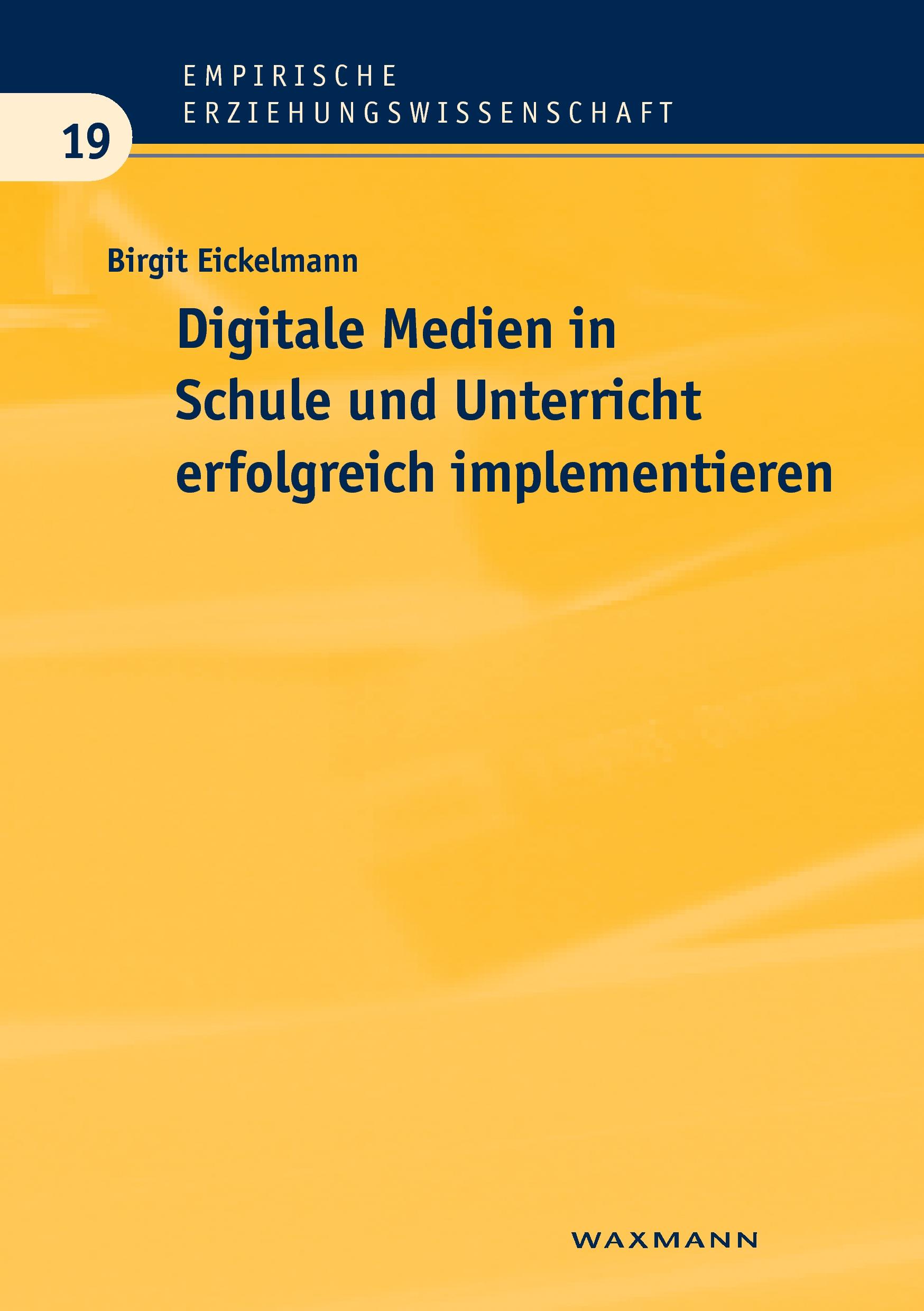 Cover: 9783830922438 | Digitale Medien in Schule und Unterricht erfolgreich implementieren