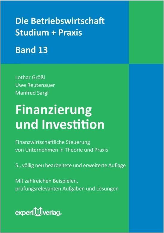 Cover: 9783816932093 | Finanzierung und Investition | Lothar Größl | Taschenbuch | 135 S.