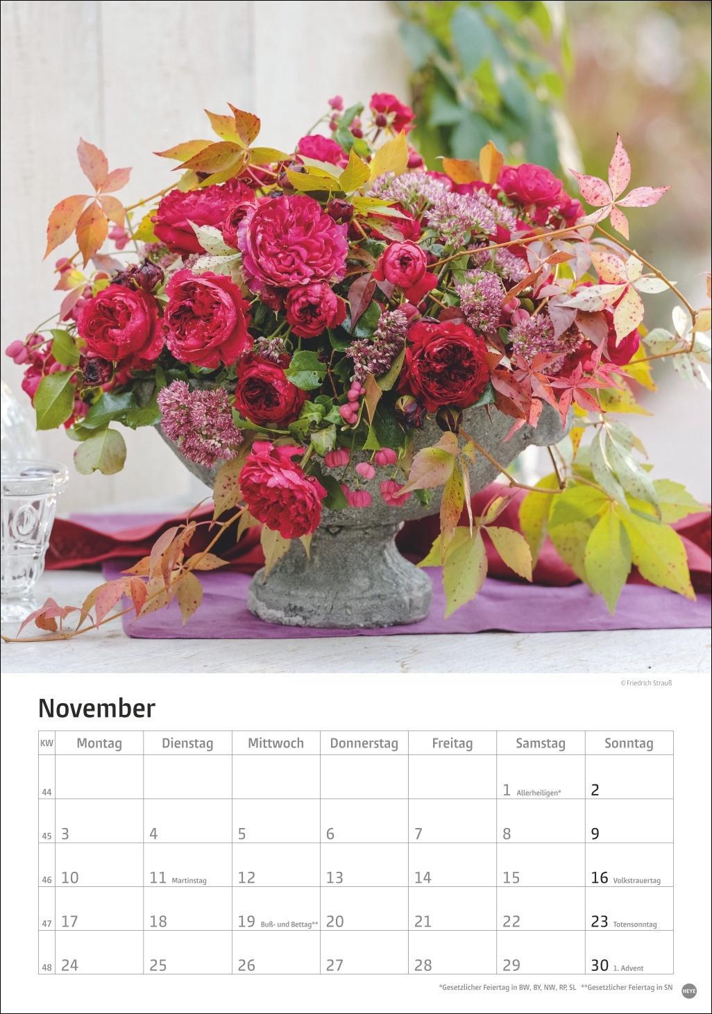 Bild: 9783756405596 | Rosenpracht Kalender 2025 | Heye | Kalender | Spiralbindung | 13 S.