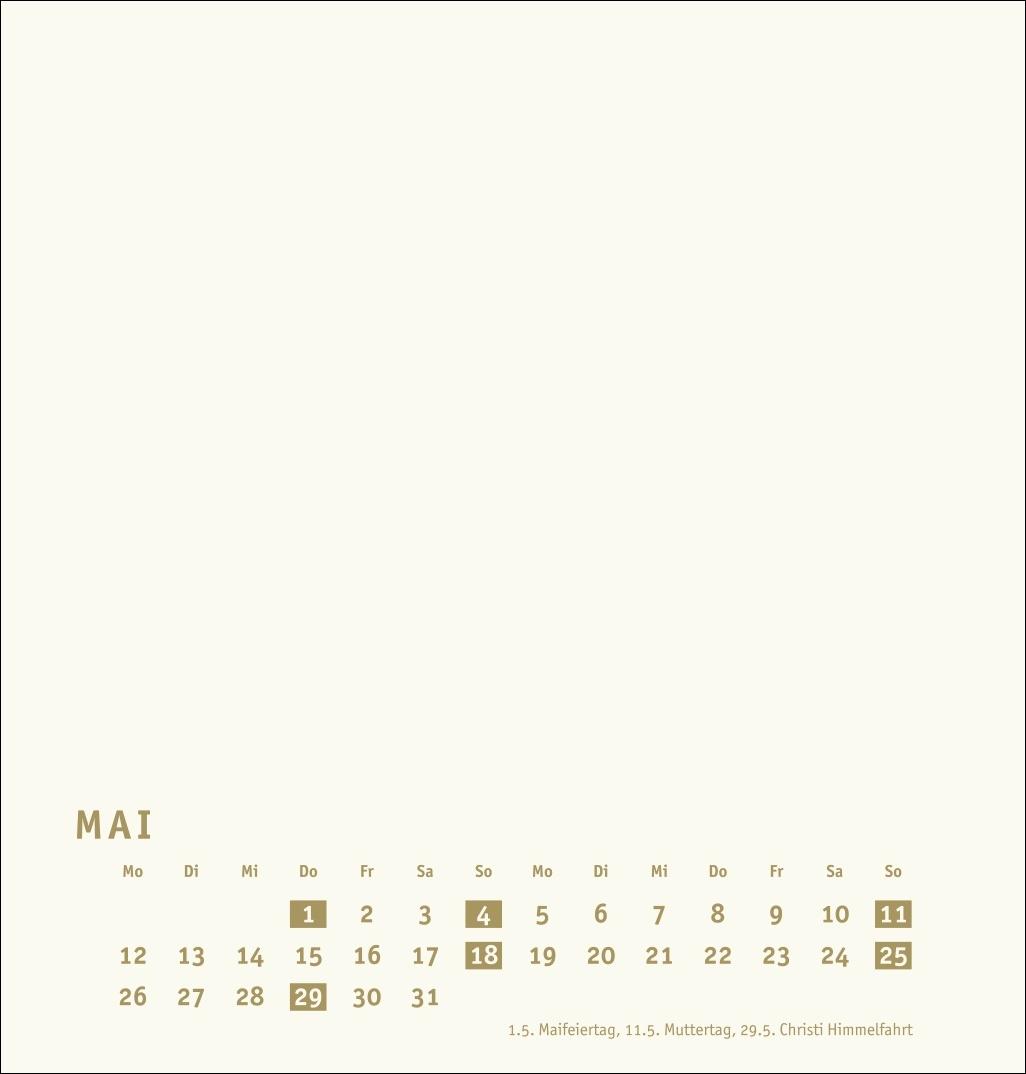 Bild: 9783756407927 | Premium-Bastelkalender gold mittel 2025 | Heye | Kalender | 14 S.