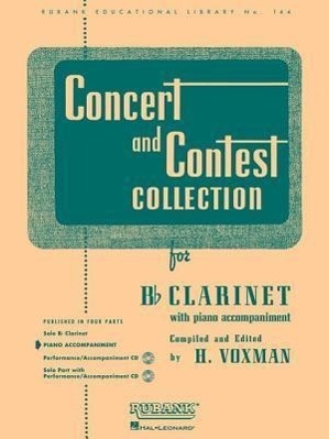 Cover: 9781423445456 | Concert and Contest Collection for BB Clarinet | Piano Accompaniment