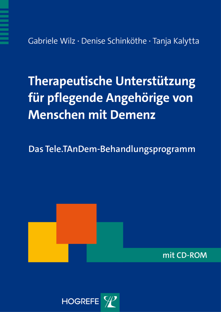 Cover: 9783801725464 | Therapeutische Unterstützung für pflegende Angehörige von Menschen...