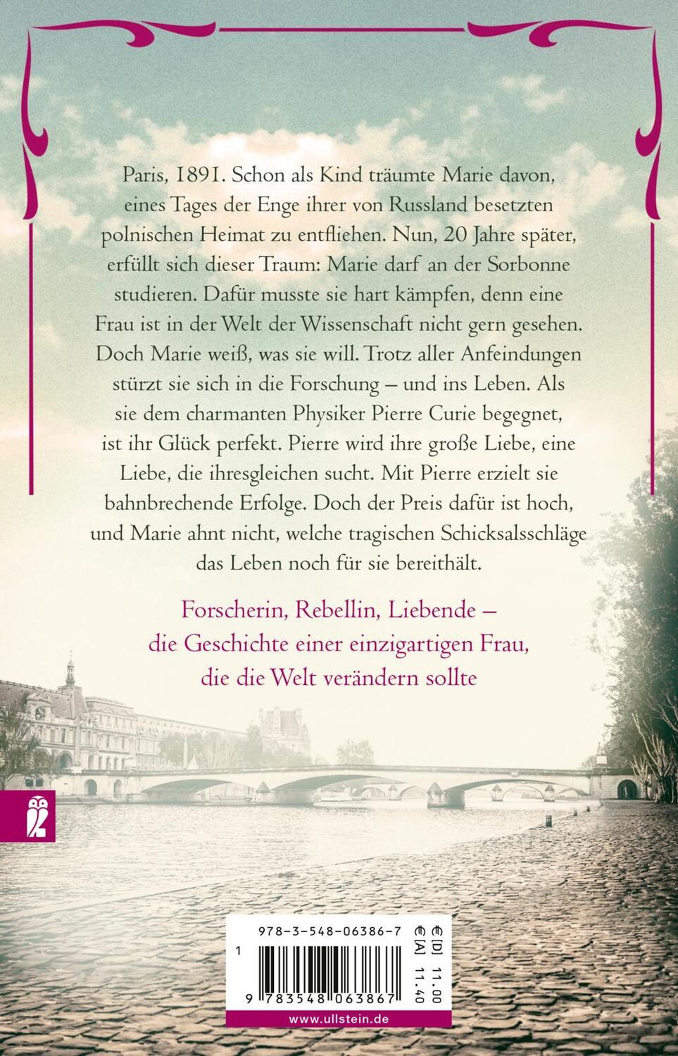 Rückseite: 9783548063867 | Madame Curie und die Kraft zu träumen | Susanna Leonard | Taschenbuch