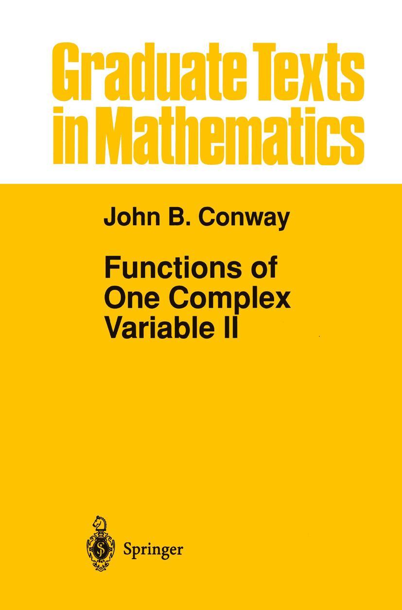 Cover: 9780387944609 | Functions of One Complex Variable II | John B. Conway | Buch | xvi