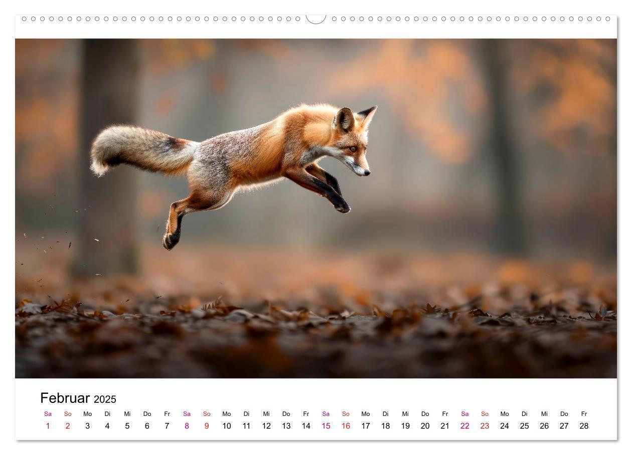 Bild: 9783383815225 | Fuchs - schöne Momente (Wandkalender 2025 DIN A2 quer), CALVENDO...