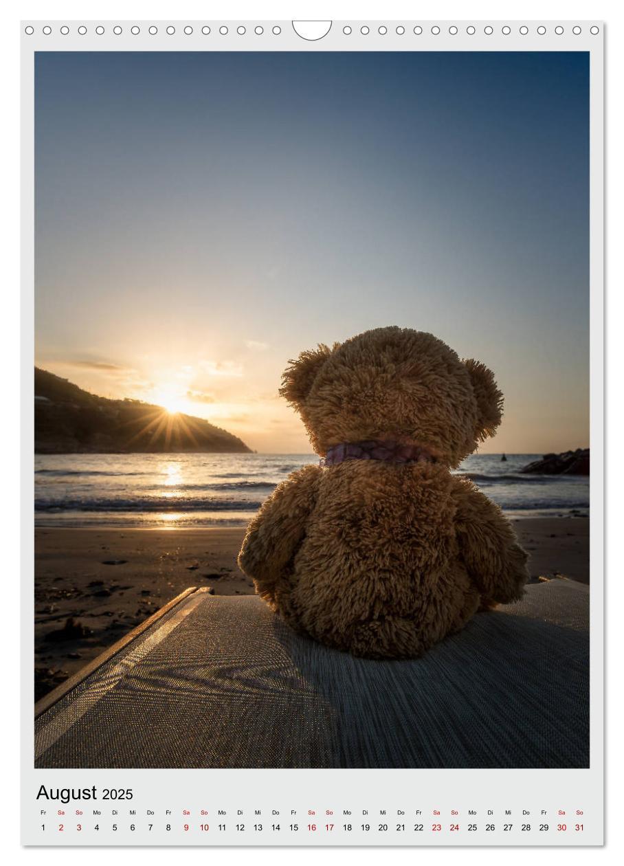 Bild: 9783435984961 | Travelling Teddy in Europa (Wandkalender 2025 DIN A3 hoch),...