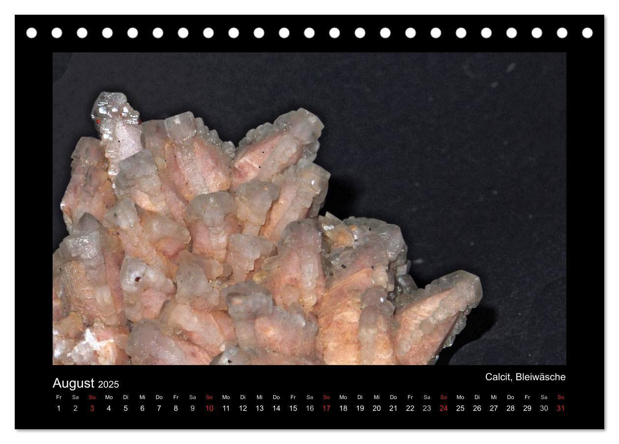 Bild: 9783435768042 | Mineralien aus dem Sauerland (Tischkalender 2025 DIN A5 quer),...