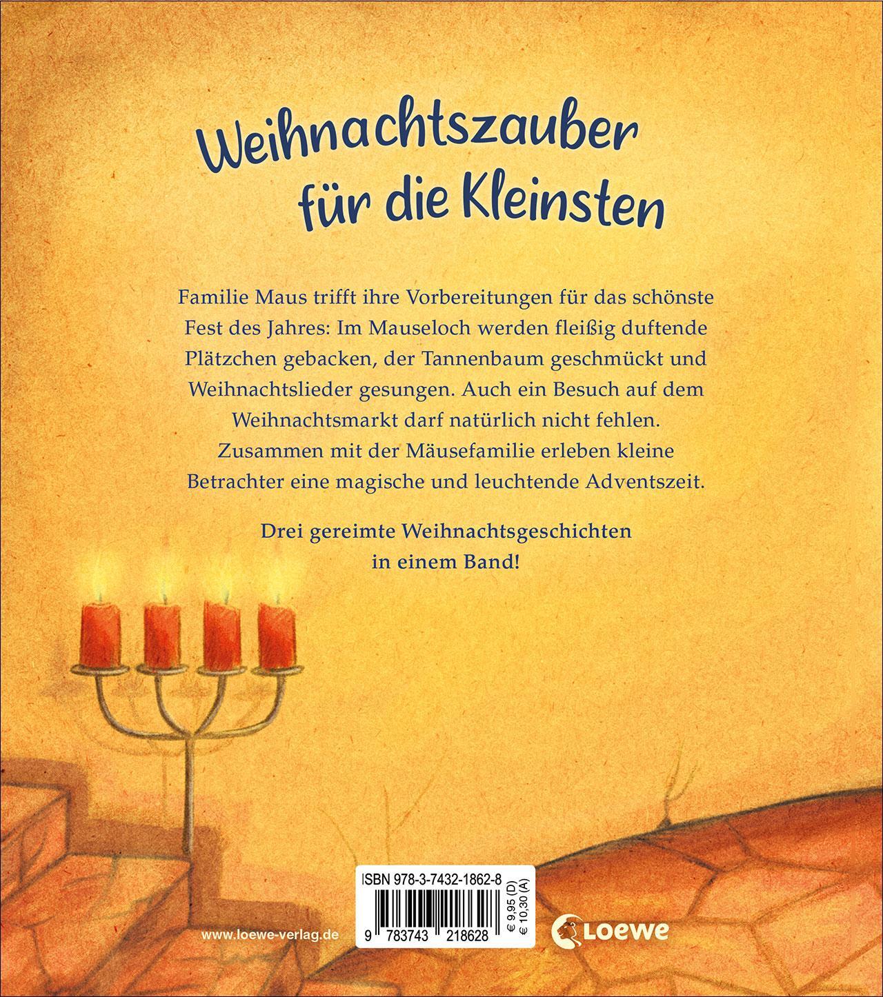 Rückseite: 9783743218628 | Wunderbare Weihnachten mit Familie Maus | Hans-Christian Schmidt