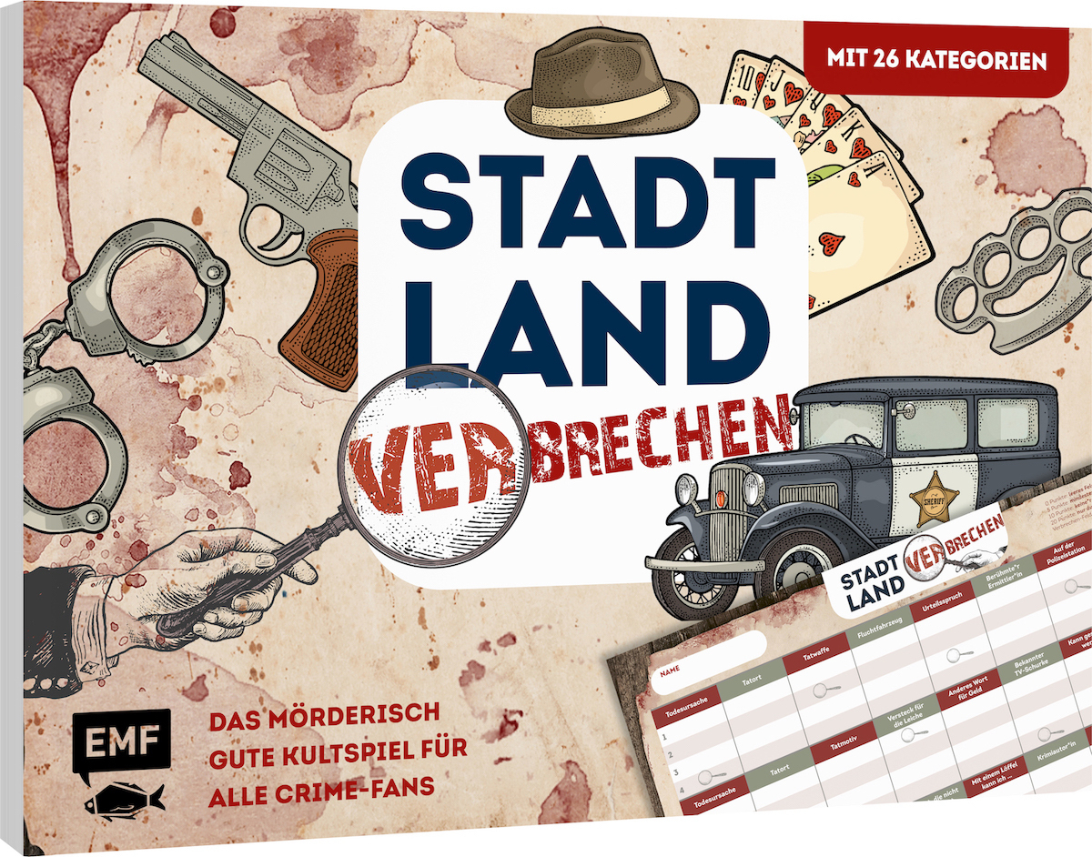 Cover: 4260478342002 | Stadt, Land, Verbrechen - Das mörderisch gute Kultspiel für alle...