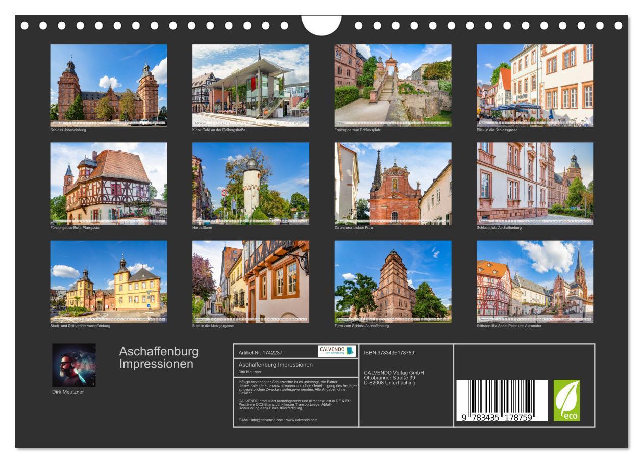 Bild: 9783435178759 | Aschaffenburg Impressionen (Wandkalender 2025 DIN A4 quer),...