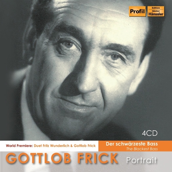 Cover: 881488180473 | Gottlob Frick - Der schwärzeste Bass | 4 CDs | Audio-CD | CD | Deutsch