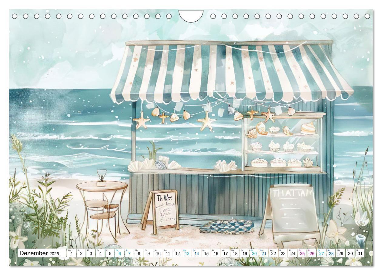 Bild: 9783457170335 | Strandträume in Aquarell (Wandkalender 2025 DIN A4 quer), CALVENDO...