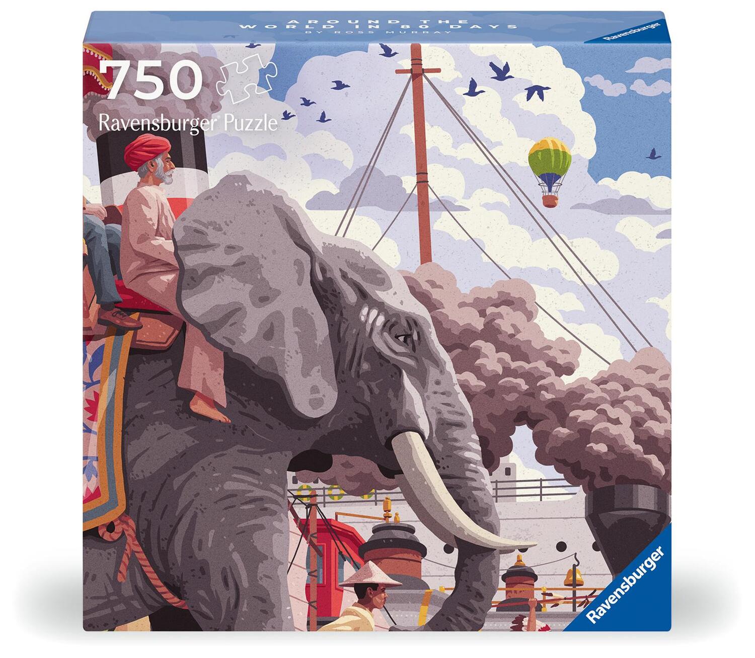 Cover: 4005555012016 | Ravensburger Puzzle 12001201 - Around the world in 80 days -...