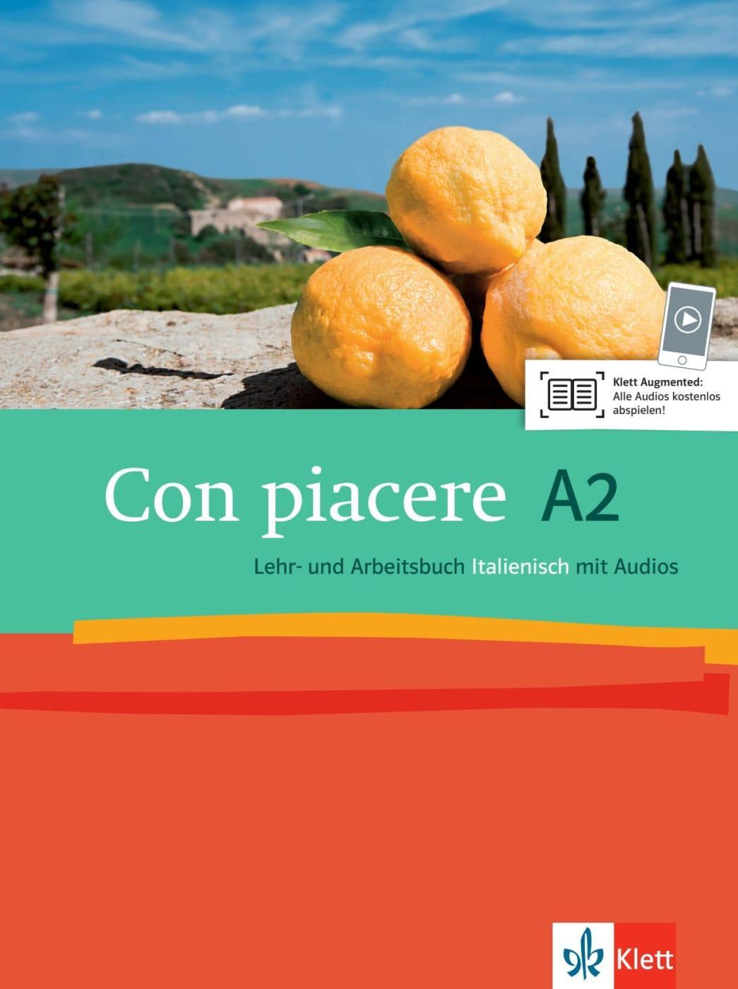 Cover: 9783125251830 | Con piacere. Lehr- und Arbeitsbuch mit 2 Audio-CDs. A2 | Taschenbuch