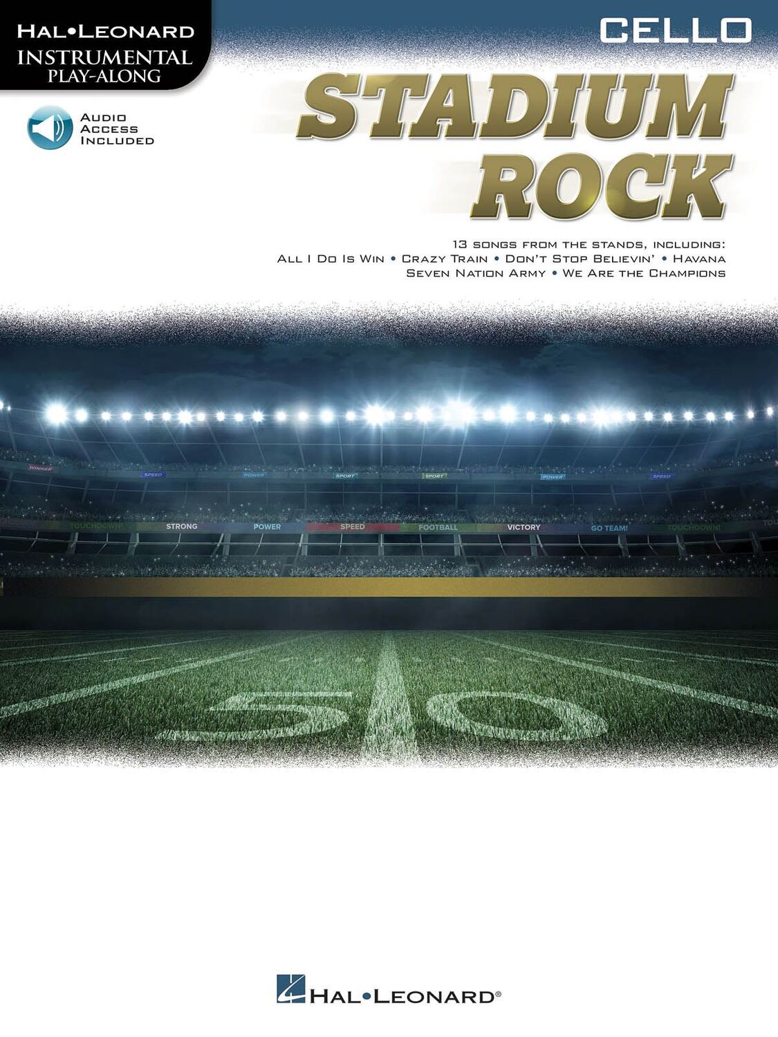 Cover: 888680984151 | Stadium Rock for Cello | Instrumental Play-Along | Buch + Online-Audio