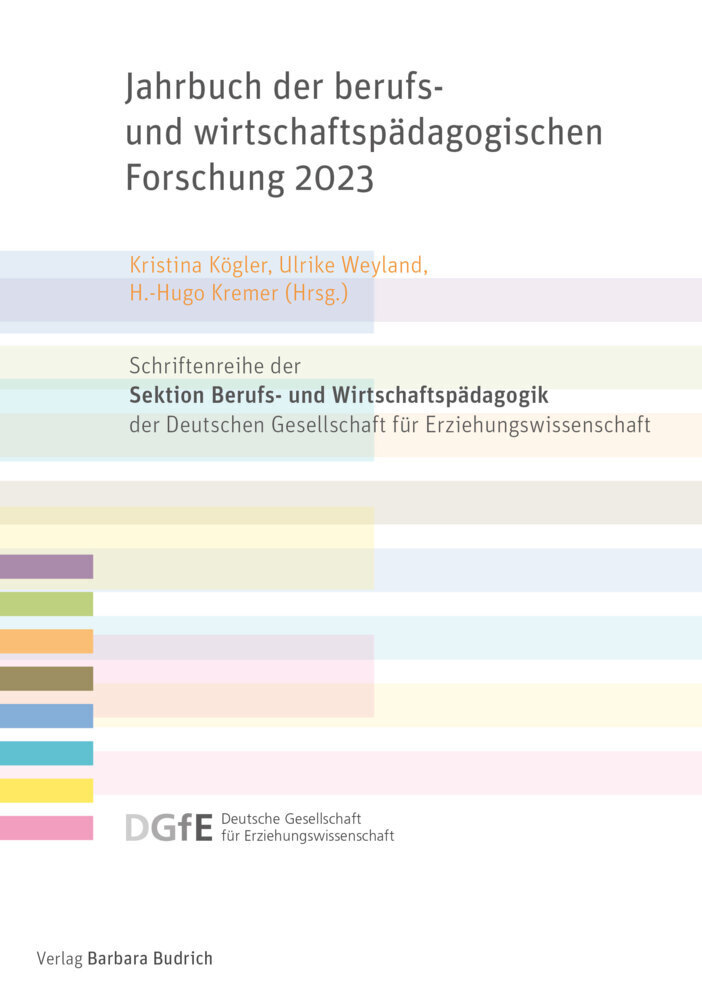 Cover: 9783847427193 | Jahrbuch der berufs- und wirtschaftspädagogischen Forschung 2023