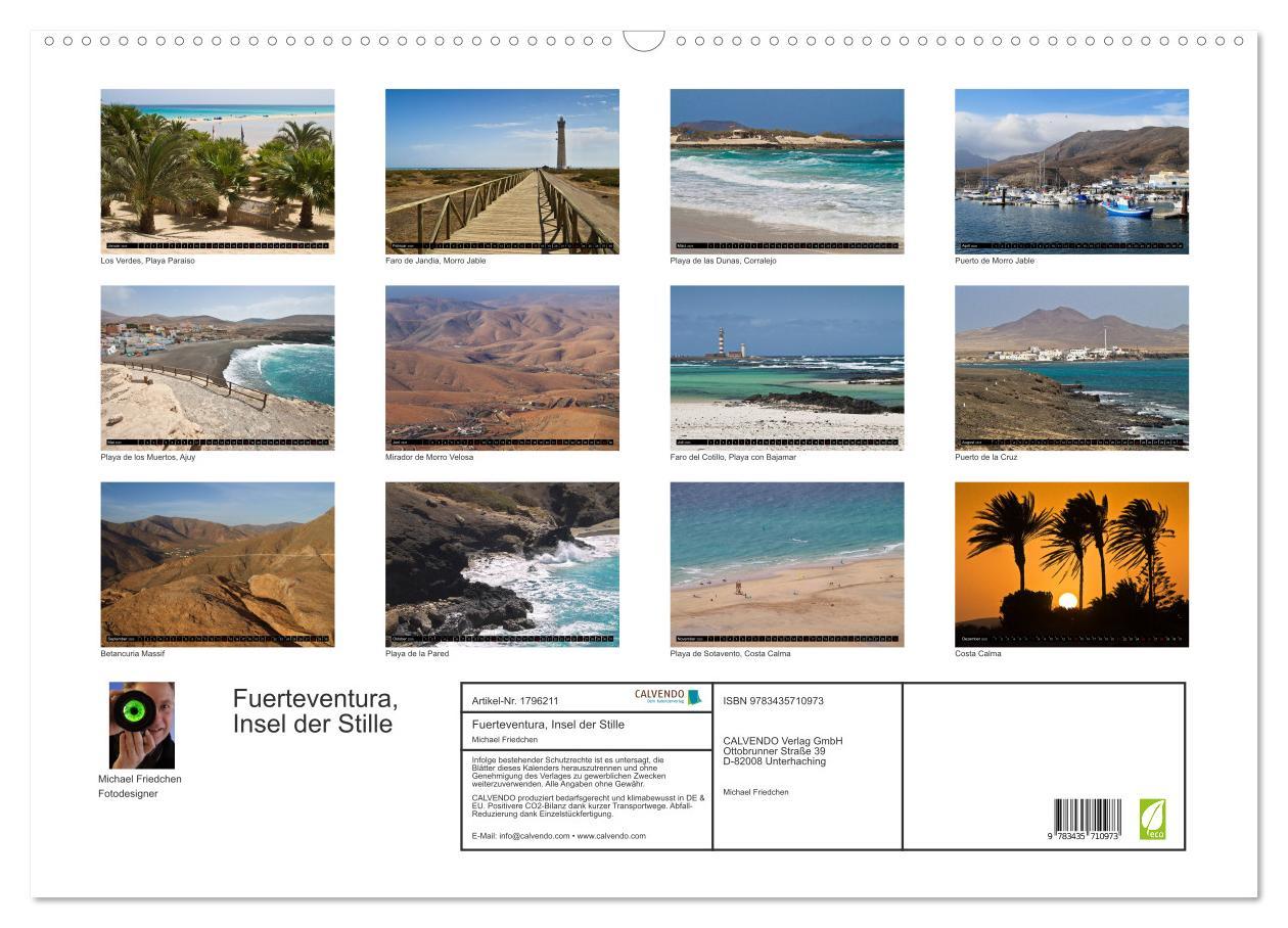 Bild: 9783435710973 | Fuerteventura, Insel der Stille (Wandkalender 2025 DIN A2 quer),...