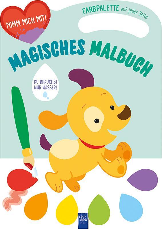 Cover: 9789464763980 | Magisches Malbuch - Cover grün (Hund) | Taschenbuch | 32 S. | Deutsch