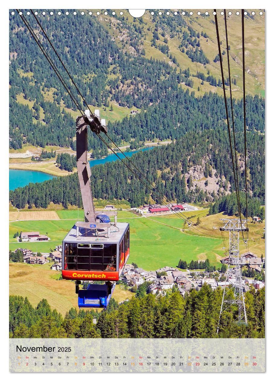 Bild: 9783435945498 | Nervenkitzel Seilbahn (Wandkalender 2025 DIN A3 hoch), CALVENDO...