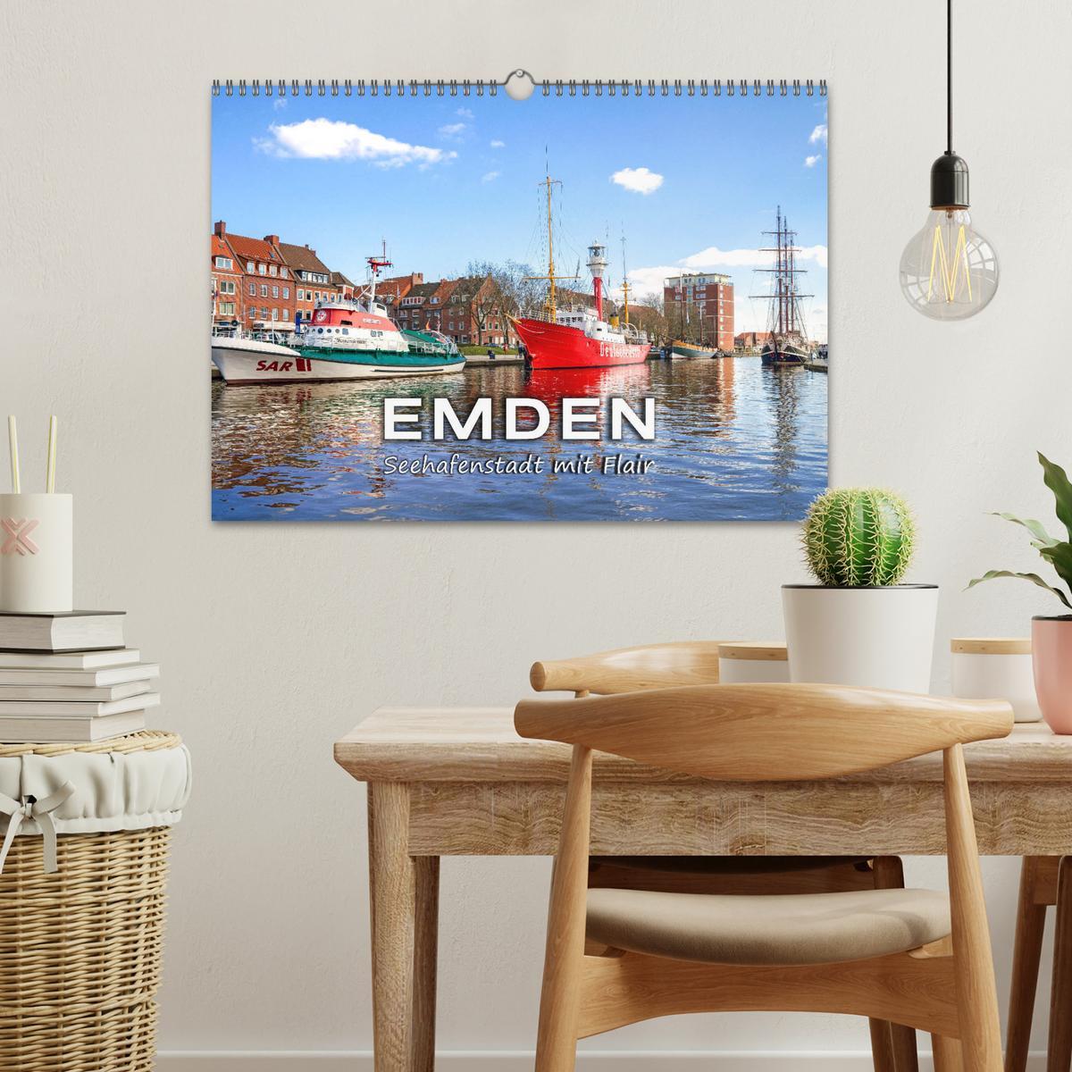 Bild: 9783435490448 | EMDEN Seehafenstadt mit Flair (Wandkalender 2025 DIN A3 quer),...