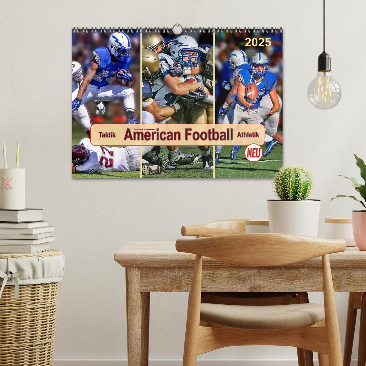 Bild: 9783435485772 | American Football - Taktik und Athletik (Wandkalender 2025 DIN A3...