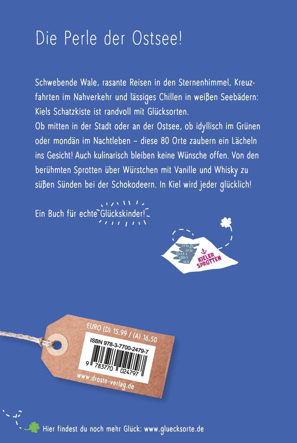 Rückseite: 9783770024797 | Glücksorte in und um Kiel | Fahr hin und werd glücklich | Jens Höhner