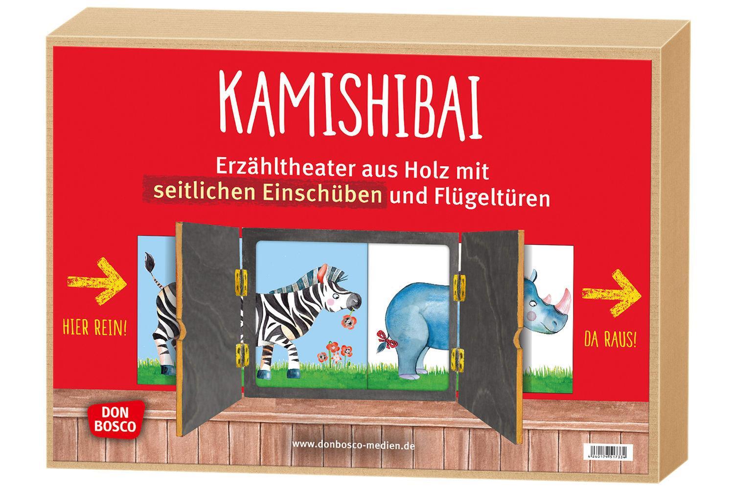 Bild: 4260179517334 | Kamishibai mit seitlichem Einschub und offener...