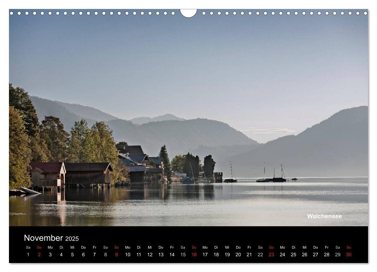 Bild: 9783435719662 | Oberbayerische Seen (Wandkalender 2025 DIN A3 quer), CALVENDO...