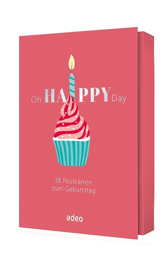 Cover: 4250454739100 | Oh Happy Day - Postkartenset | 18 Postkarten zum Geburtstag | Buch