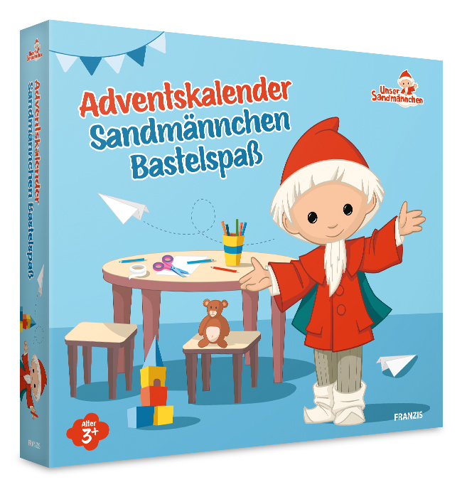 Cover: 4019631673602 | Unser Sandmännchen Adventskalender Bastelspaß | Kit (Bastelset)