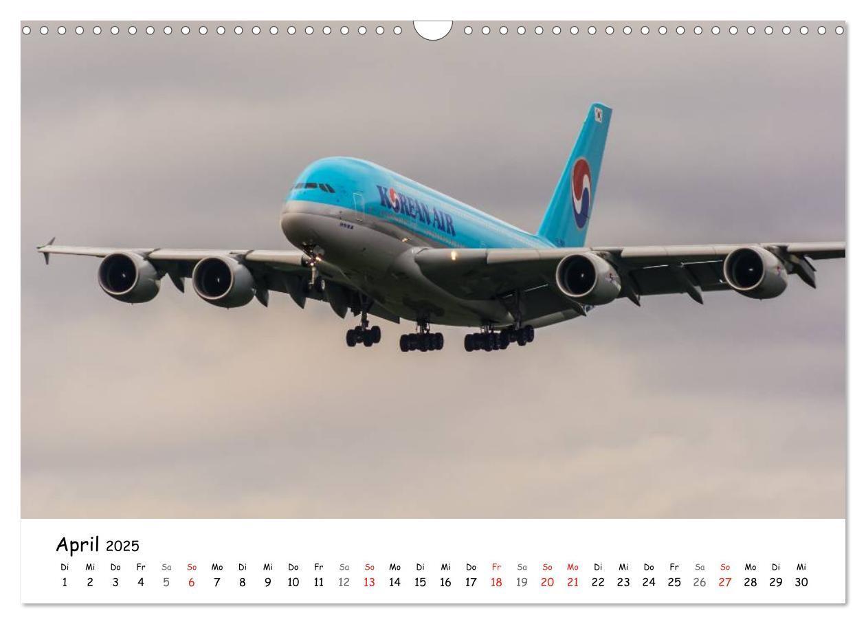 Bild: 9783435778409 | Airliners in Frankfurt (Wandkalender 2025 DIN A3 quer), CALVENDO...