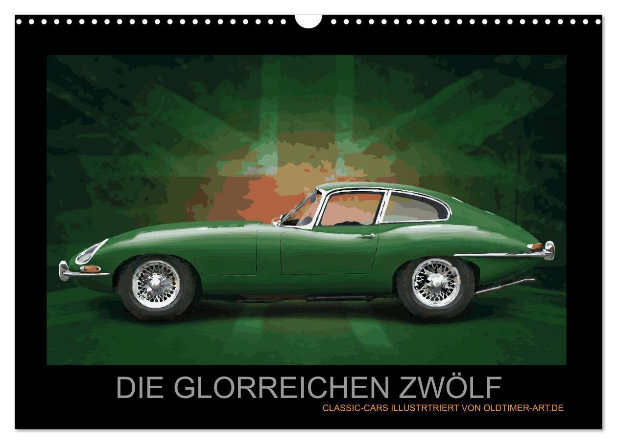 Cover: 9783435489855 | DIE GLORREICHEN ZWÖLF (Wandkalender 2025 DIN A3 quer), CALVENDO...