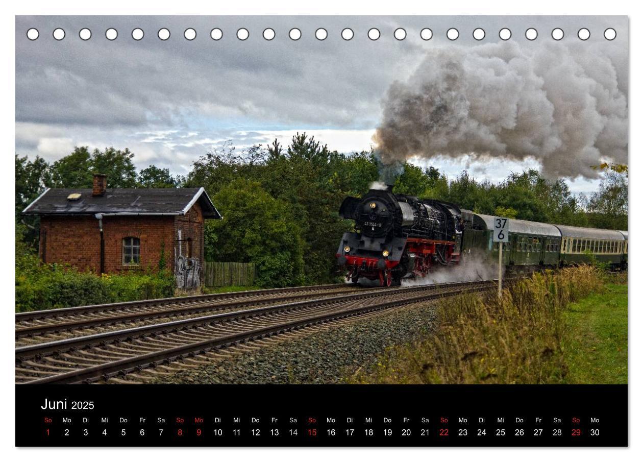 Bild: 9783435766284 | Unterwegs am Bahndamm (Tischkalender 2025 DIN A5 quer), CALVENDO...