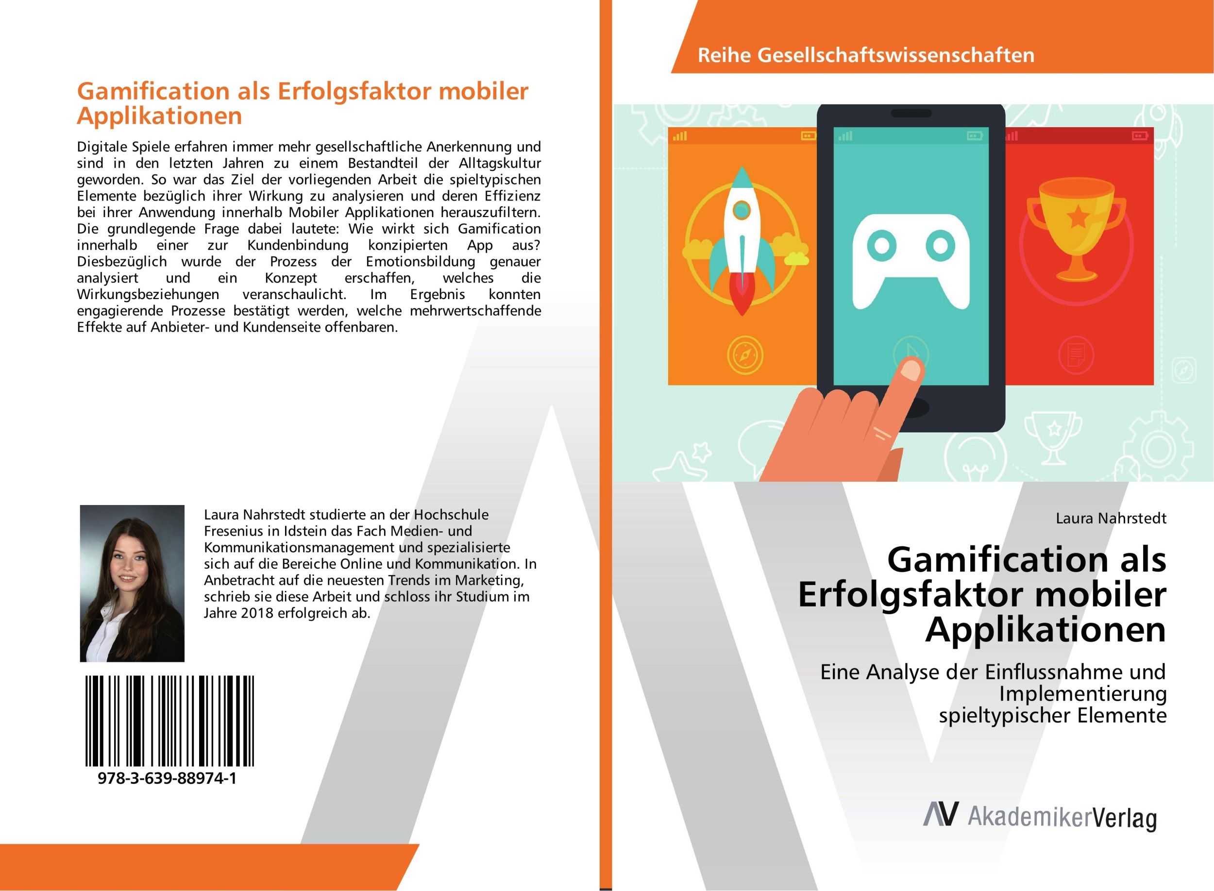 Cover: 9783639889741 | Gamification als Erfolgsfaktor mobiler Applikationen | Laura Nahrstedt