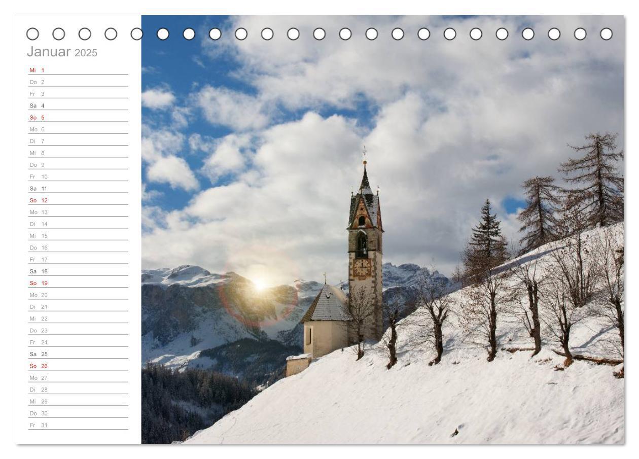 Bild: 9783435520534 | Wundervolle Plätze in Südtirol (Tischkalender 2025 DIN A5 quer),...