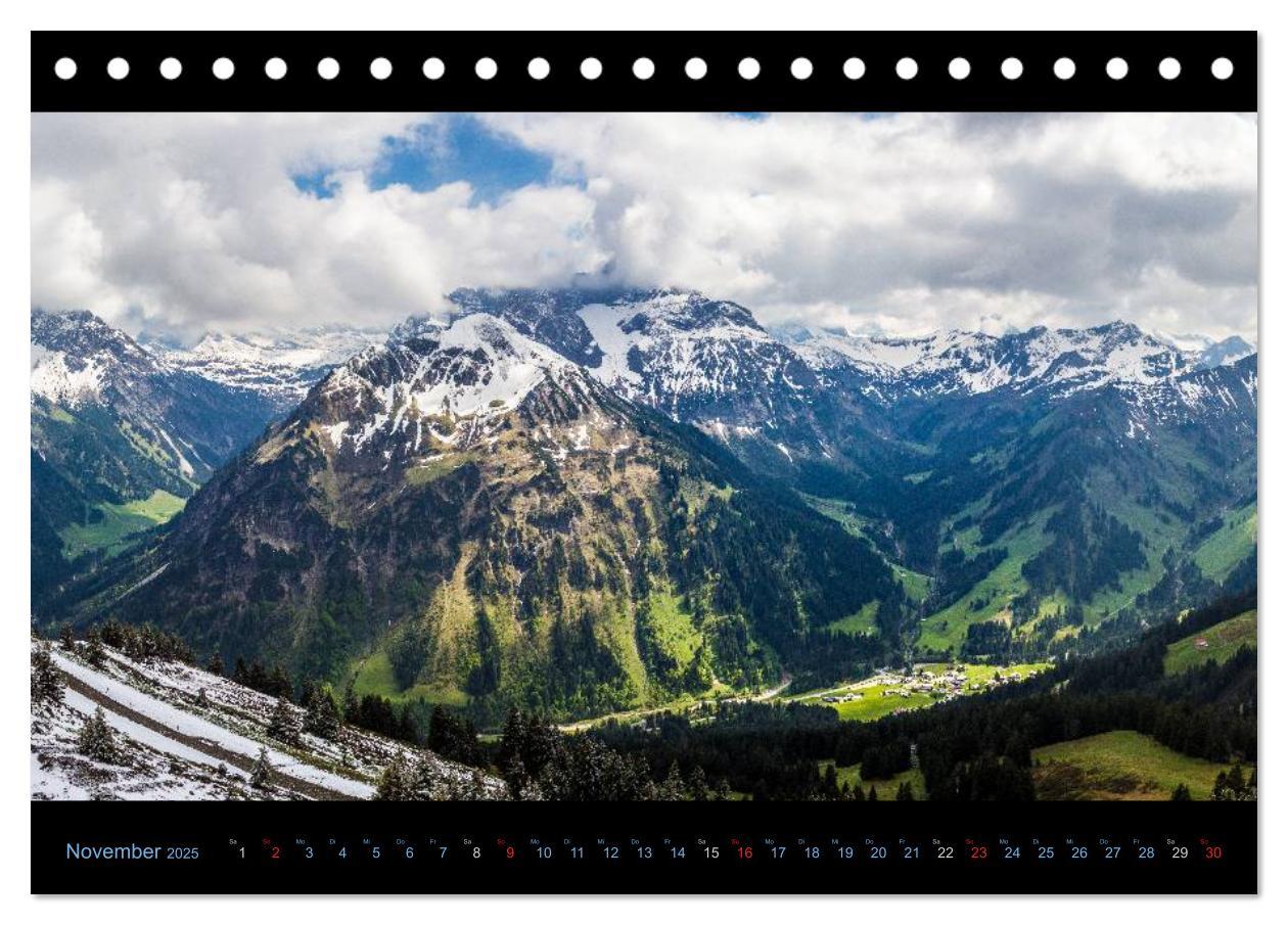 Bild: 9783435605651 | Region Oberstdorf - Kleinwalsertal und Nebelhorn (Tischkalender...