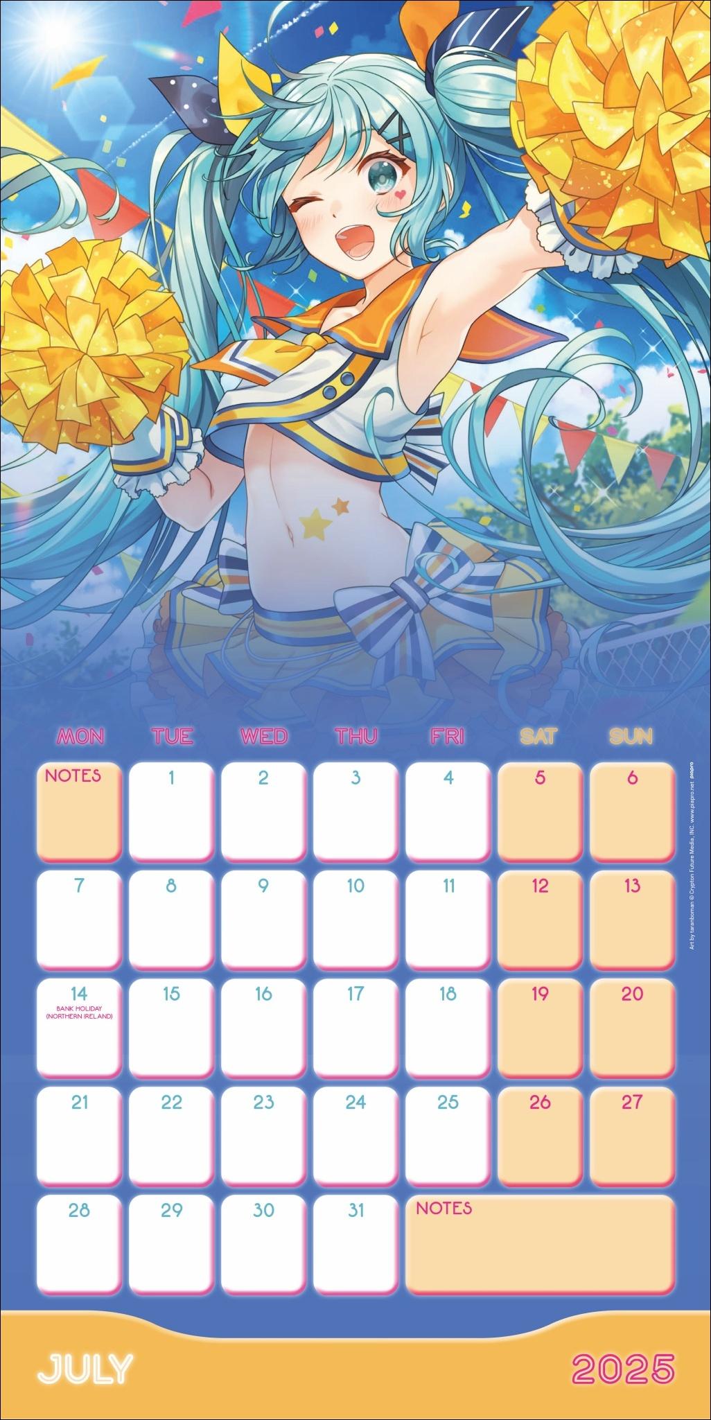 Bild: 9783840196850 | Hatsune Miku Broschurkalender 2025 | Kalender | 28 S. | Englisch