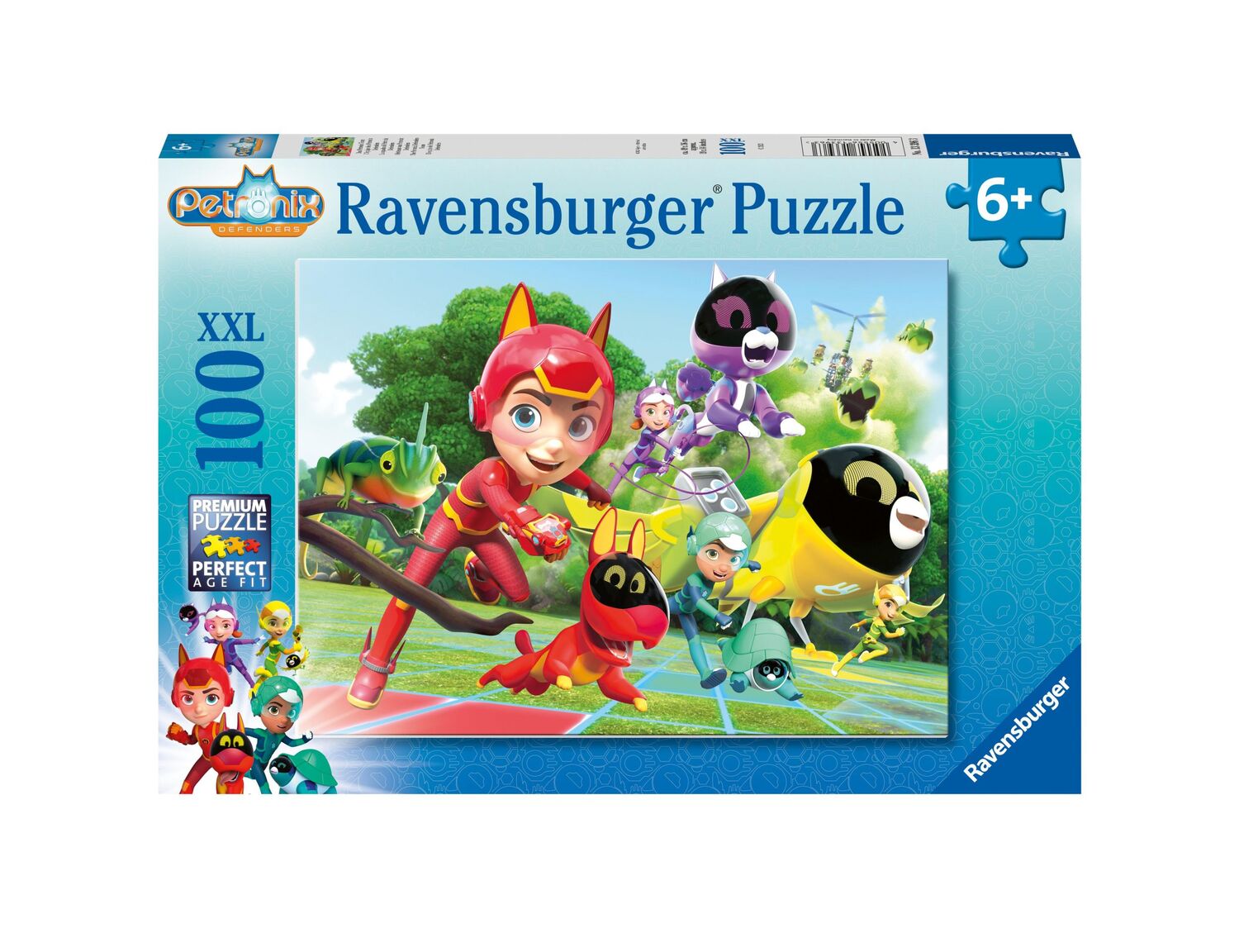 Cover: 4005556133963 | Ravensburger Kinderpuzzle 13396 - Das Petronix-Team - 100 Teile XXL...