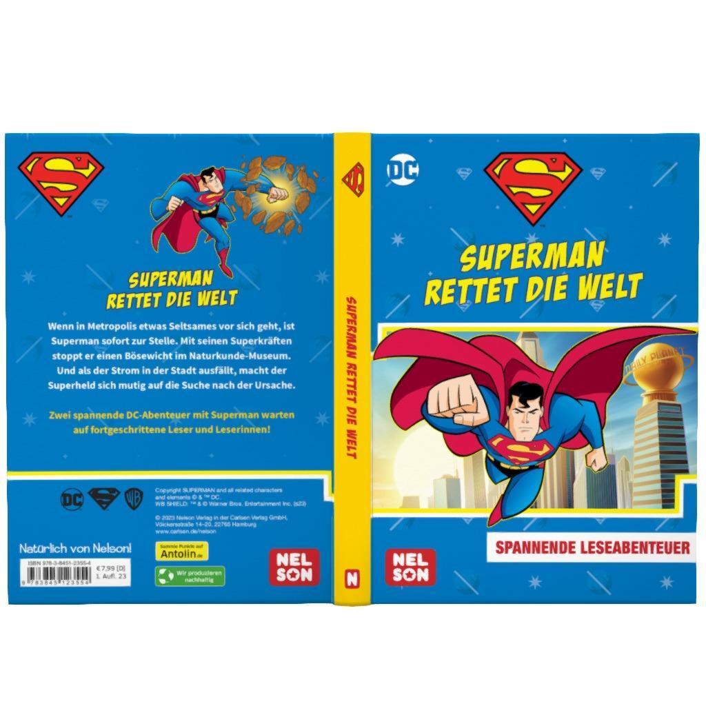 Bild: 9783845123554 | DC Superhelden: Superman rettet die Welt | Buch | DC Universum | 2023