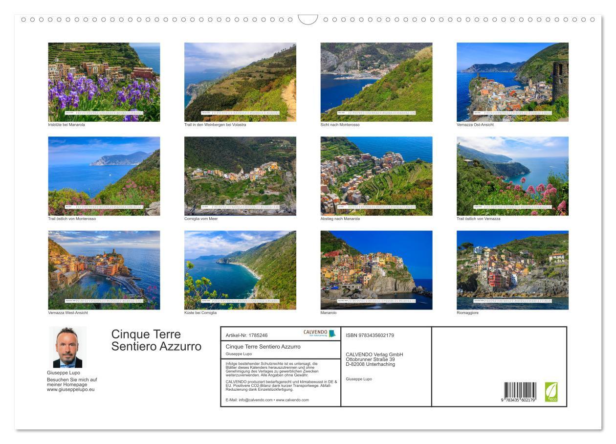 Bild: 9783435602179 | Cinque Terre Sentiero Azzurro (Wandkalender 2025 DIN A2 quer),...