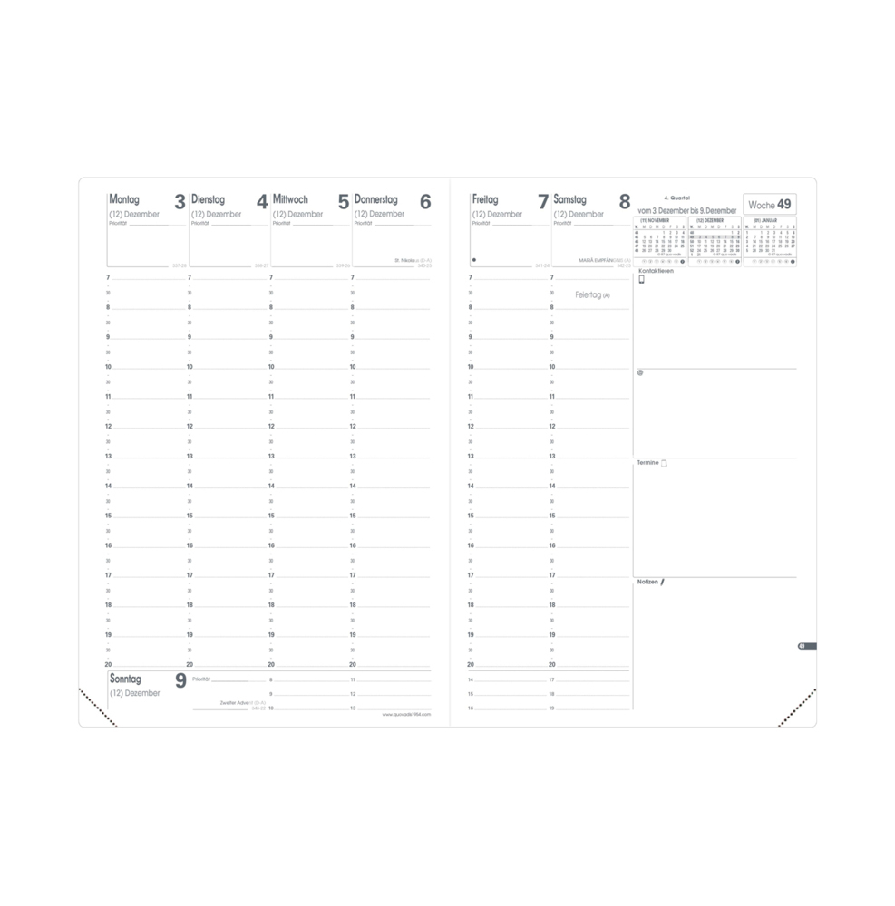 Bild: 3371010479801 | Minister VZ Club Navyblau 2025 | Kalender im Schreibtischformat | Buch