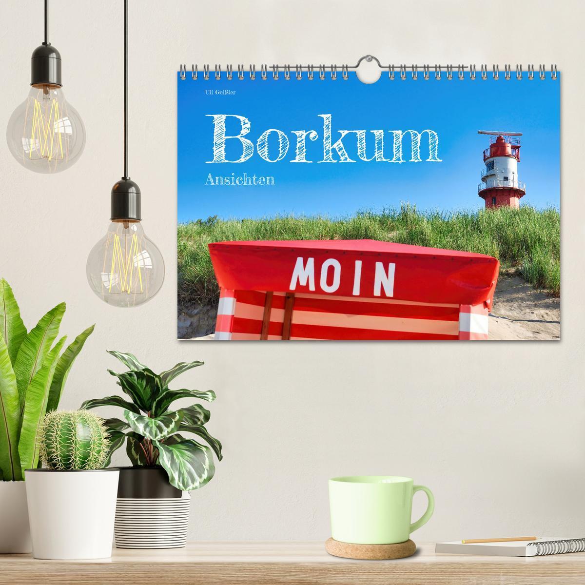 Bild: 9783457158432 | Borkum Ansichten (Wandkalender 2025 DIN A4 quer), CALVENDO...