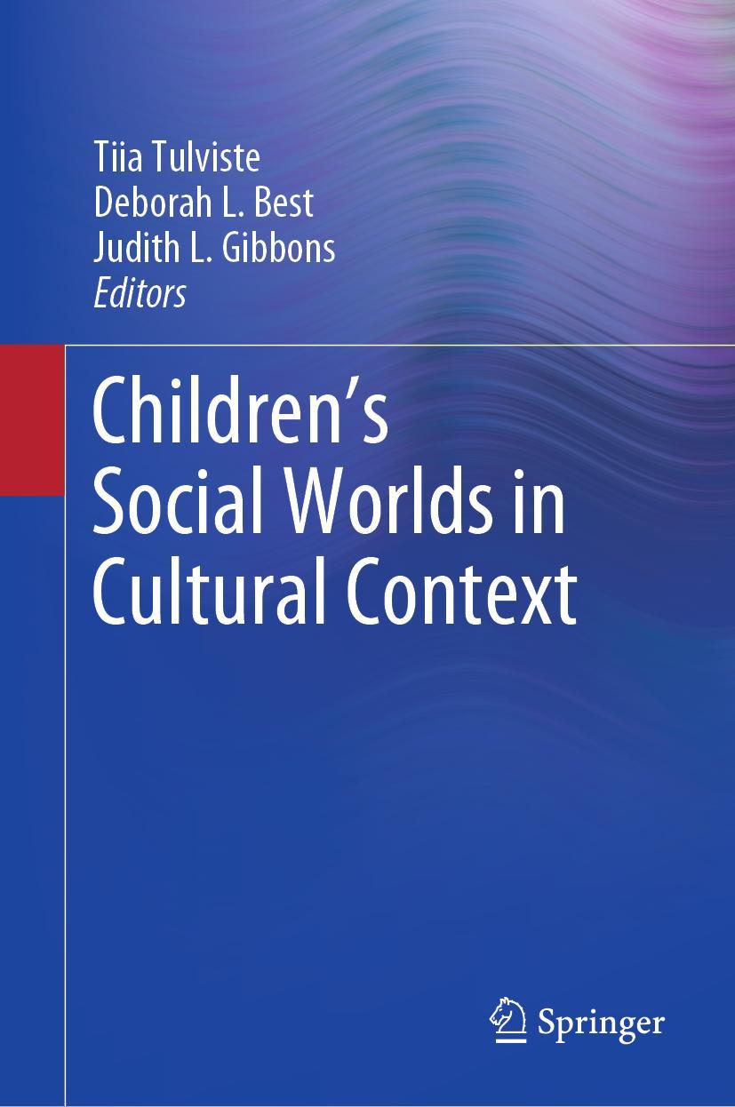 Cover: 9783030270322 | Children's Social Worlds in Cultural Context | Tiia Tulviste (u. a.)