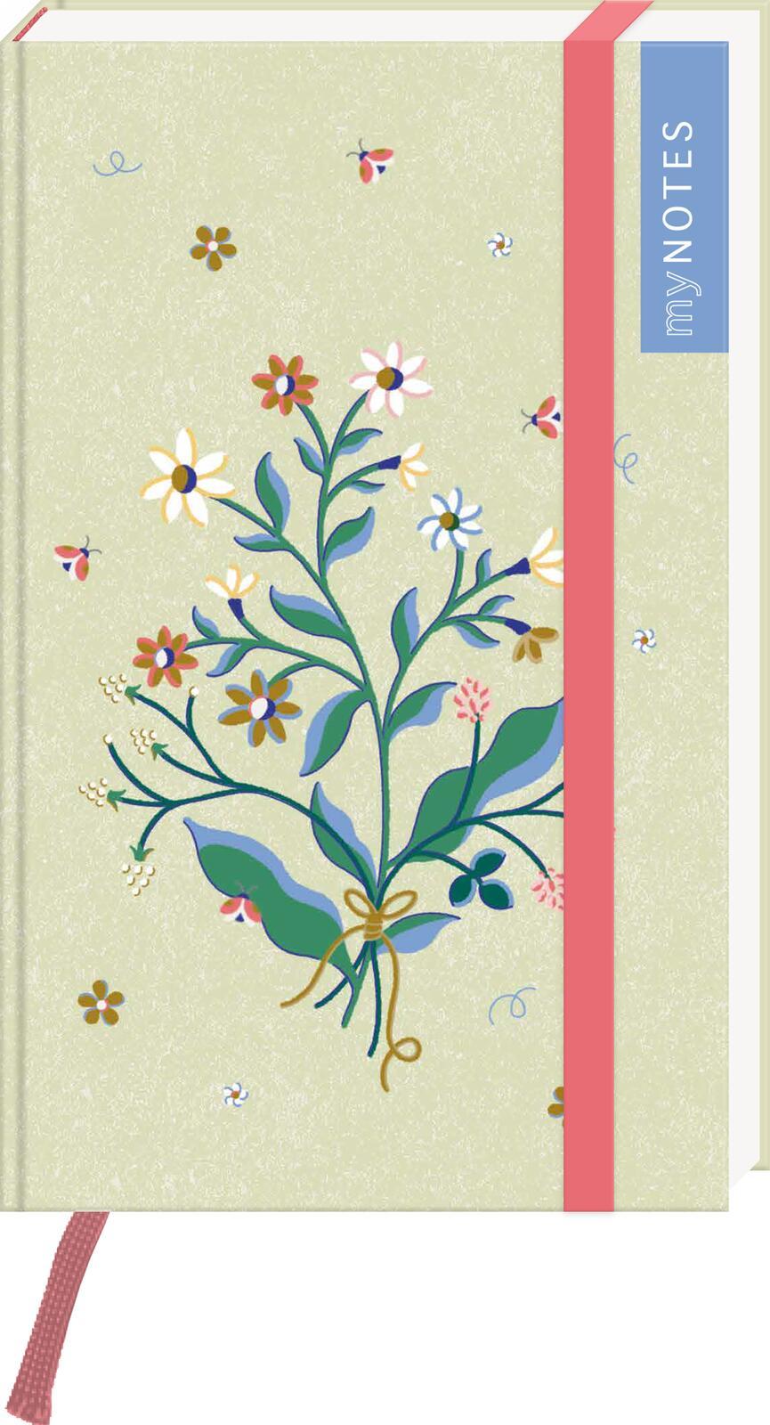 Cover: 4014489136620 | myNOTES Papeterie: Notizbuch A6 Cottage Style: Blumenstrauß | Rawicka