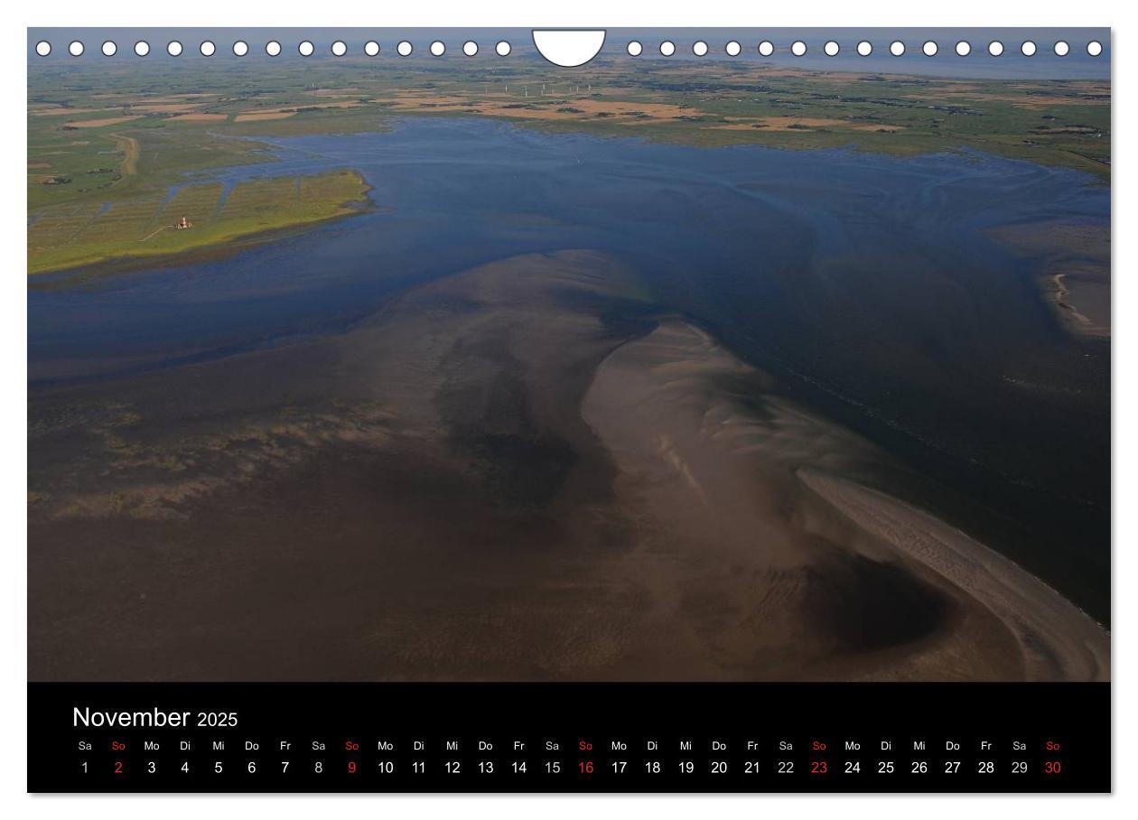 Bild: 9783435835331 | Die Nordseeküste (Wandkalender 2025 DIN A4 quer), CALVENDO...