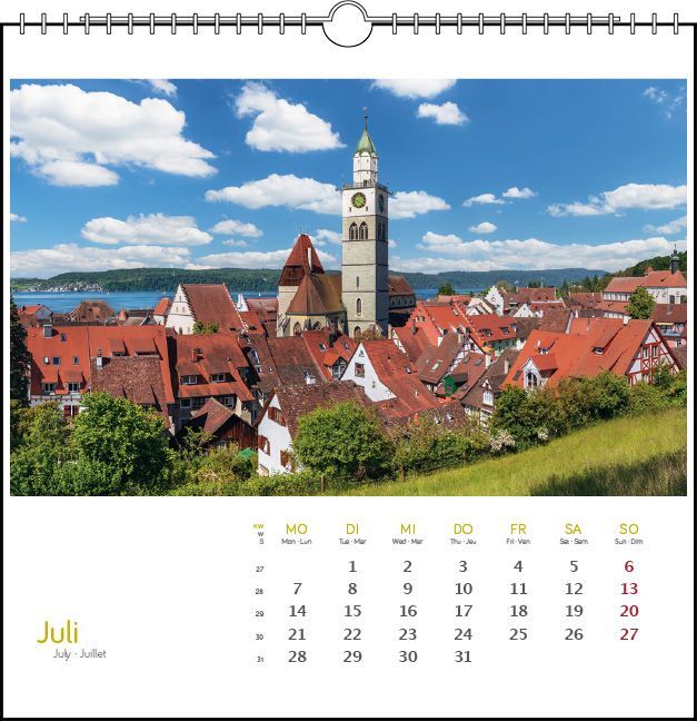 Bild: 9783861924081 | Westlicher Bodensee 2025 | Postkarten-Tischkalender | Fotografen