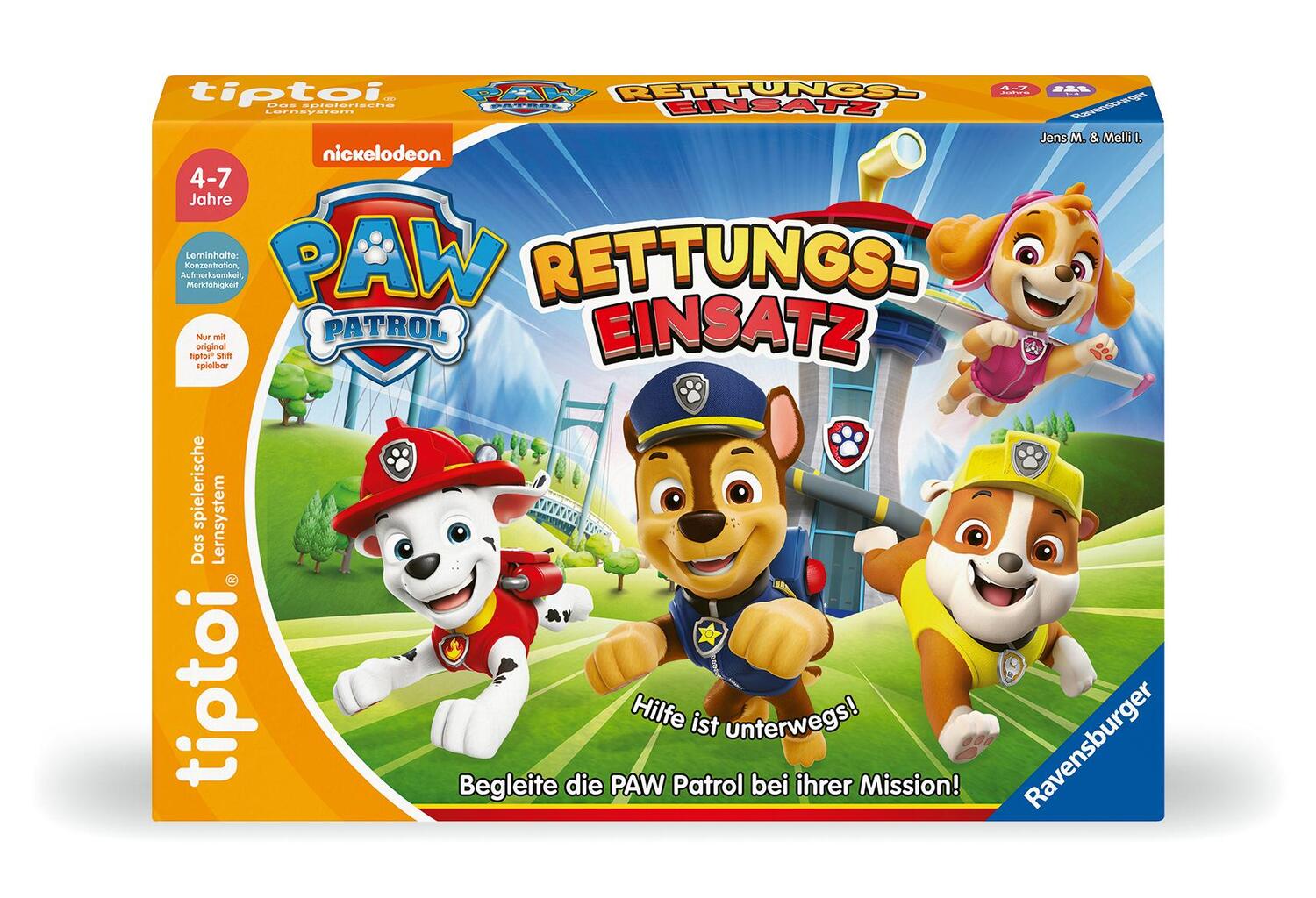 Cover: 4005556002023 | Ravensburger tiptoi Spiel 00202 - PAW Patrol Rettungseinsatz -...