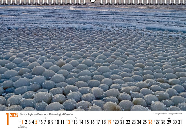 Bild: 9783443011796 | Meteorologischer Kalender 2025 Meteorological Calendar | Gesellschaft