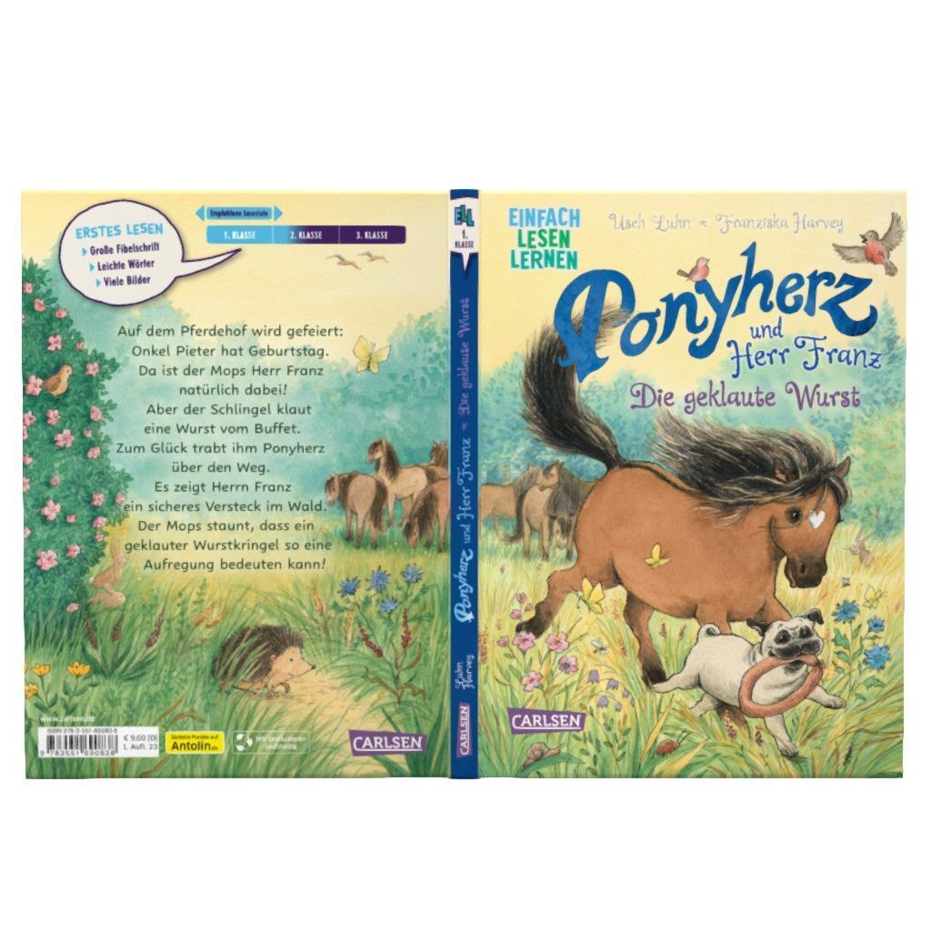 Bild: 9783551690838 | Ponyherz und Herr Franz: Die geklaute Wurst | Usch Luhn | Buch | 64 S.